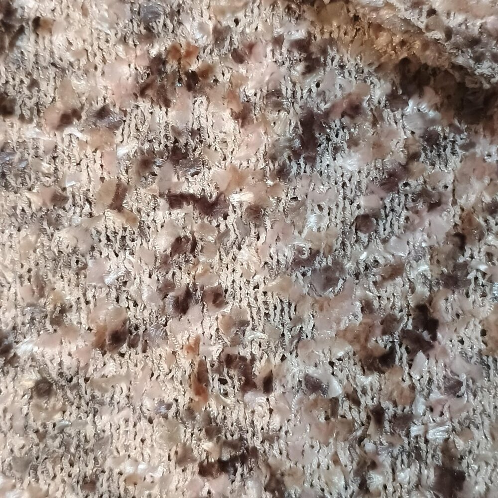 Anne Klein/Duster Cardigan/Women Small White Boucle Popcorn Texture Long Cozy - Picture 5 of 8